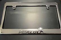 【希少】プジョーPEUGEOTナンバーフレーム☆106 108 206 207 208 306 307 308 406 407 408 508 1007 2008 3008 5008 RCZ_画像1