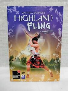 マシュー・ボーン ハイランドフリング 英語 パンフレット / Matthew Bourne's HIGHLAND FLING / B5サイズ