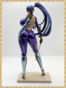 《在庫限りの限定特価♪》34cm 対魔忍 秋山凛子 ビッグサイズ 未塗装 レジン パーツ キット ガレキ 樹脂製品 ubr