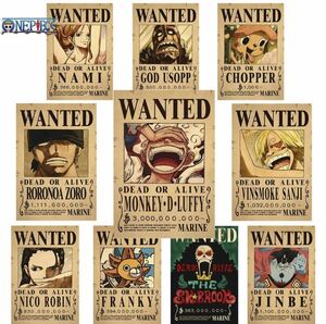 ONEPIECE ワンピース 手配書 ポスター 麦わら海賊団セット