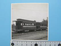 (J50)870 写真 古写真 電車 鉄道 鉄道写真 西大寺鉄道 昭和37年8月31日 西大寺市駅 はがれた跡が薄くなっています_画像1