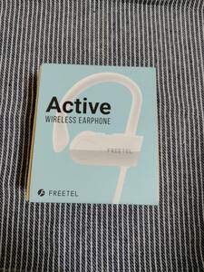 IPX7防水 Bluetooth スポーツ ワイヤレスイヤホン FREETEL Active Wireless earphone (白) EP-ACTIVE-WH