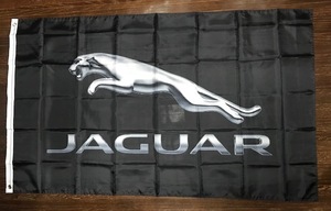 お部屋に！ジャガーファン必見　JAGUARロゴバナーフラッグ 旗　特大サイズ　送料無料！XJ Fスポーツ　XE