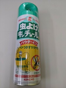 新品未使用 虫よけキンチョール パウダーイン フレッシュフローラルの香り KINCHO 虫よけスプレー キャンプ アウトドア