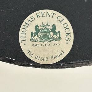 高級品 良品 イギリス製 THOMAS KENT GREENWICK CLOCKS 木製 置き時計 日本製ムーブメント 稼働品 トーマスケント 英国製の画像6
