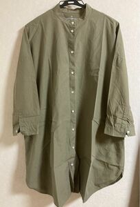 無印良品　シャツ ロング丈　チュニック