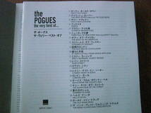 THE POGUES/THE VERY BEST OF... 帯付き　国内盤_画像2