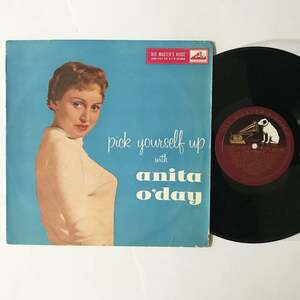 UK Англия запись ORIG 10 дюймовый LP#Anita O'Day#Pick Yourself Up#HMV оригинал монофонический [ прослушивание возможно ]