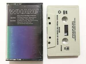 ■カセットテープ■ワム! Wham!『Music From The Edge Of Heaven』3rdアルバム 新曲+リミックス+ライヴ■8本まで送料185円