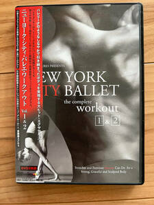  New York * City * балет * Work наружный Vol.1&2 [DVD] просмотр завершено, б/у 