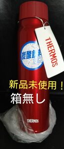 即決OK！新品未使用　サーモス炭酸飲料ボトル　0.5L　レッド　 箱無し！