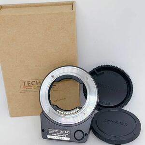 1 円〜極上品＊TECHART LM-EA7 ライカ Mマウントアダプター SONY ソニー Eマウント 電子接点・キャップ・元箱付