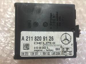 ECU18 Benz alarm computer control unit anti-theft warning device A2118209126 R170 R171 W202 S202 C202 W203 S203 C203