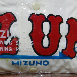 未使用品レトロ MIZUNO 野球ユニフォーム 古道具時代物昭和コレクション処分 アンティークインテリアビンテージの画像8