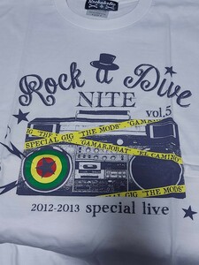 新品未使用品　THE MODS　Tシャツ　Lサイズ　ROCKA DIVE NITE vol5　廃盤商品