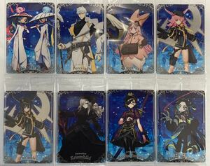 メタリックプラカード８枚　Fate Grand Order ウエハース12 ノーマル01〜03、05〜07、09、10 内袋未開封