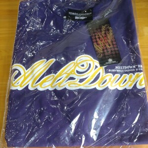 melt Ω down メルト ダウン パープル イエローロゴ S Tシャツ 出品検索→ GAMSB MD