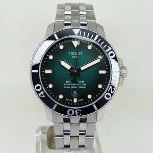 中古美品ティソ【TISSOT】 T120.407.11.091.01 シースター1000 パワーマティック 80