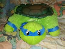 ☆Teenage Mutant Ninja Turtles☆Leonardo☆ティーンエイジ・ミュータント・ニンジャ・タートルズ☆レオナルド☆ぬいぐるみ☆クッション_画像1