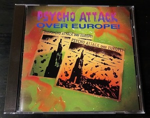 Psycho Attack Over Europe CD 1991 KIX4U Batmobile P.O.X Les Wampas Archie Roughnecks Stringbeans サイコビリー ネオロカ ロカビリー