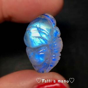  Rainbow moonstone. butterfly .. protection Lucky luck with money up beautiful limited goods pretty blue sila-