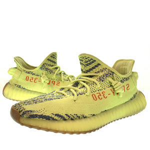 ▲Adidas アディダス YEEZY BOOST 350 V2 イージーブースト KANYE WEST カニエ ウエスト SEMI FROZEN YELLOW イエロー 黄色 B37572 104