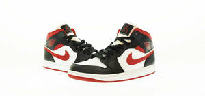 △ NIKE ナイキ AIR JORDAN 1 MID エアジョーダン 1 ミッド スニーカー 554724-122 26cm 黒 ブラック 103