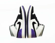 ☆ NIKE ナイキ AIR JORDAN 1 MID エア ジョーダン 1 ミッド スニーカー 852542-105 27cm 黒 ブラック 103_画像4