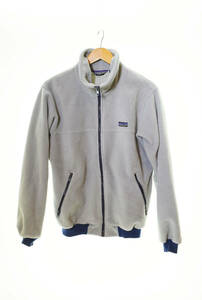 ☆ patagonia パタゴニア USA製 80's～90's フリースジャケット sizeM グレー 103