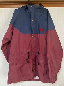 THE NORTH FACE ツートーン　マウンテンパーカー　ボルドー×ネイビー　XL