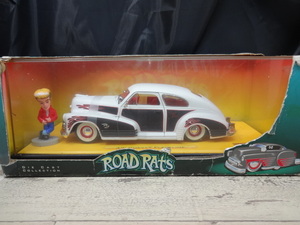 Jada 1/24　ROAD RATS　47　CHEVY　FLEETLINE　シェビー フリートライン ローライダー HOTROD ホットロッド 　箱傷み・破れあり