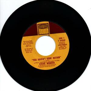 Stevie Wonder 「You Haven't Done Nothin/ Big Brother」米国盤EPレコード 