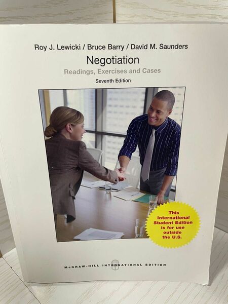 Negotiation: Readings, Exercises, and Cases(Seventh Edition)