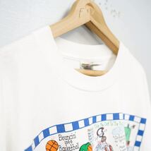 USA VINTAGE FRUIT OF THE LOOM SPORT DESIGN T SHIRT/アメリカ古着スポーツデザインTシャツ_画像7