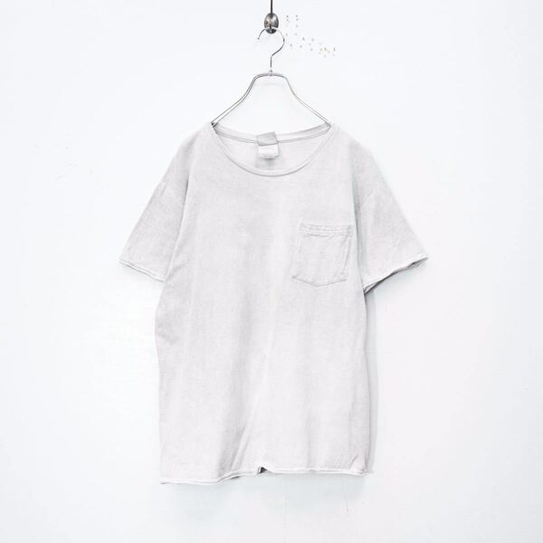 *SPECIAL ITEM* USA VINTAGE HANES REMAKE SUMI OVER DYE POCKET T SHIRT/アメリカ古着リメイク墨染めポケットTシャツ