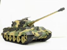 【塗装済み完成品戦車ラジコン】Ver.7.0 Heng Long（ヘンロン）製 2.4GHz 1/16 キングタイガー ヘンシェル砲塔 ☆3888A-1_画像8