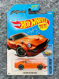 Hot Wheels 2017 Custom Datsun 240Z Fugu Z Sung Kang ホットウィール ダットサン 日産 ニッサン フェアレディZ JDM サンカン オレンジ