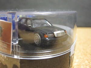 ☆Mercedes-Benz 190E EVO II(ブラック)：ミニカー☆1/100☆「ジョージア メルセデス・ベンツ ミニチュアカーコレクション」☆美品☆