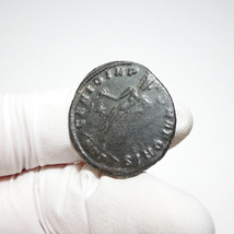 【古代ローマコイン】Galerius（ガレリウス）クリーニング済 ブロンズコイン 銅貨 フォリス(CD9ZSast_3)_画像7