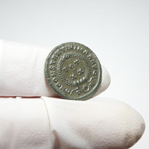 【古代ローマコイン】Constantine I（コンスタンティヌス1世）クリーニング済 ブロンズコイン 銅貨 フォリス(EawkLd6u3x)_画像8