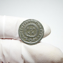 【古代ローマコイン】Constantine I（コンスタンティヌス1世）クリーニング済 ブロンズコイン 銅貨 フォリス(EawkLd6u3x)_画像6