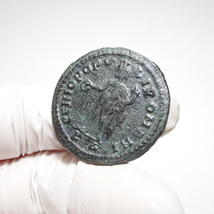 【古代ローマコイン】Maximian（マクシミアヌス）クリーニング済 ブロンズコイン 銅貨 フォリス(HsBWCXbQz7)_画像7