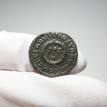 【古代ローマコイン】Constantine II（コンスタンティヌス2世）クリーニング済 ブロンズコイン 銅貨 フォリス(2yiMKdnuiN)_画像2