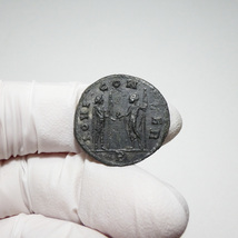 【古代ローマコイン】Aurelian（アウレリアヌス）クリーニング済 ブロンズコイン 銅貨 アントニニアヌス(ybtMH8C46s)_画像6