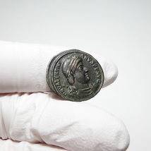 【古代ローマコイン】Valentinian I（ウァレンティニアヌス1世）クリーニング済 ブロンズコイン 銅貨 フォリス(ShfddiB6Ur)_画像4