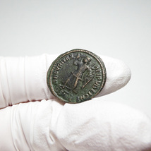 【古代ローマコイン】Valentinian I（ウァレンティニアヌス1世）クリーニング済 ブロンズコイン 銅貨 フォリス(ShfddiB6Ur)_画像6