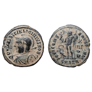 【古代ローマコイン】Licinius II（リキニウス2世）クリーニング済 ブロンズコイン 銅貨 フォリス(g8eEsYpRm6)
