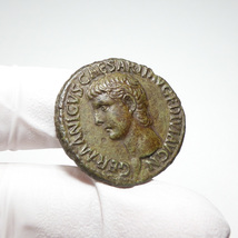 【古代ローマコイン】Germanicus（ゲルマニクス）クリーニング済 ブロンズコイン 銅貨 アス(3hGP2kJ8Fk)_画像4