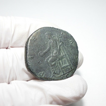 【古代ローマコイン】Sabina（ビビア・サビーナ）クリーニング済 ブロンズコイン 銅貨 ドゥポンディウス(RZpt2pdCpN)_画像7