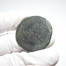【古代ローマコイン】Claudius I（クラウディウス）クリーニング済 ブロンズコイン 銅貨 セステルティウス(PJamNG_5Cm)_画像6